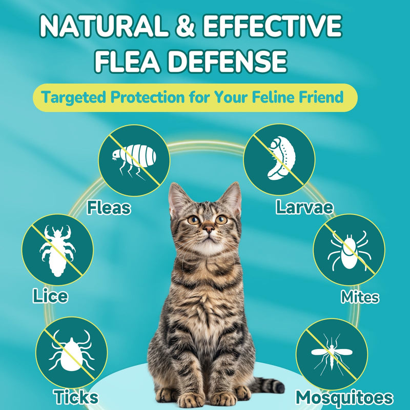 Woyamay Cat & Dog Flea and Tick Prevention Bundle, 500 Crunchy Dual-Texture Chews Each, Natural 4-in-1 Flea Defense with Skin, Coat, Gut & Immune Support, Oral Daily Flea Treatment for Cats & Dogs