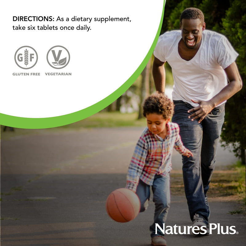 NaturesPlus Source of Life GOLD Multivitamin - 180 Mini-Tabs - With Vitamins D3, B12 & K2 - Blood, Bone & Immune Support - Vegetarian & Gluten Free - 30 Servings 180 Count (Pack of 1)