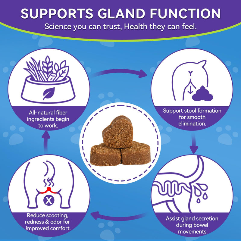 WEALLIN Cat & Dog Wellness Bundle, Taurine Cats Multivitamin Treats & Dogs Anal Gland Soft Chews, 500 Cat Chews + 200 Dog Chews for Daily Nutrition, Digestion & Gland Support