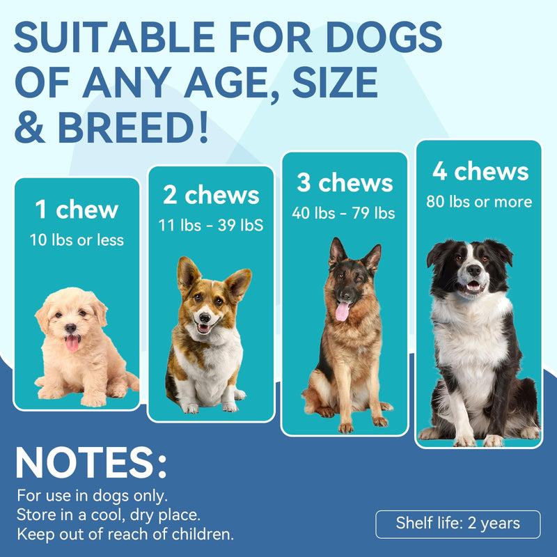 WEALLIN Dog Vitamins & Joint Supplement for Dogs