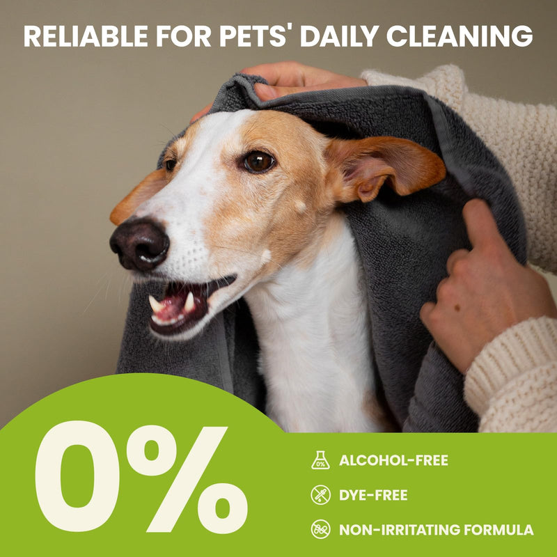 Ear Finger Wipes for Dogs & Cats, Thicker Dog Ear Cat Ear Wipes, Natural Relief Cat Ear Cleaner Dog, Effectively Remove Ear Wax for Dog Kitten Rabbit, Fresh Aloe Scent Deodorizing, 50 Count - BeesActive Australia