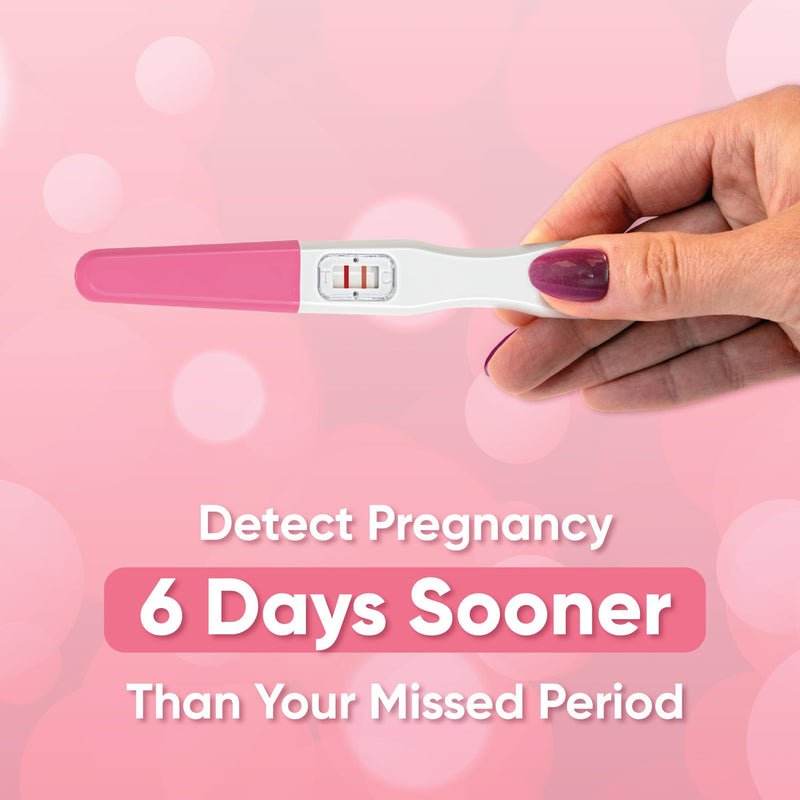 Wondfo Early Result Pregnancy Test Sticks-6 Days Before Missed Period-Rapid Detection at Home Pregnancy Test (10 Pack) 1 Count (Pack of 10) - BeesActive Australia