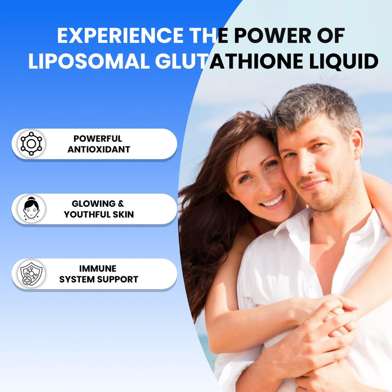 Liposomal Glutathione Liquid Supplement, High Absorption, 2oz | Liquid Glutathione Supports Immunity, Skin, And Hair Health With Daily Liposomal Absorption, 30-Day Supply