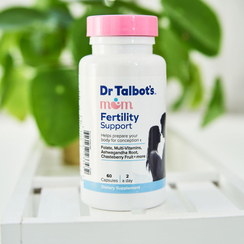 Dr. Talbot's Mom Fertility Support Multi-Vitamins - Aids Ovulation and Prepares Body for Conception - 60 Capsules | 60 Capsules