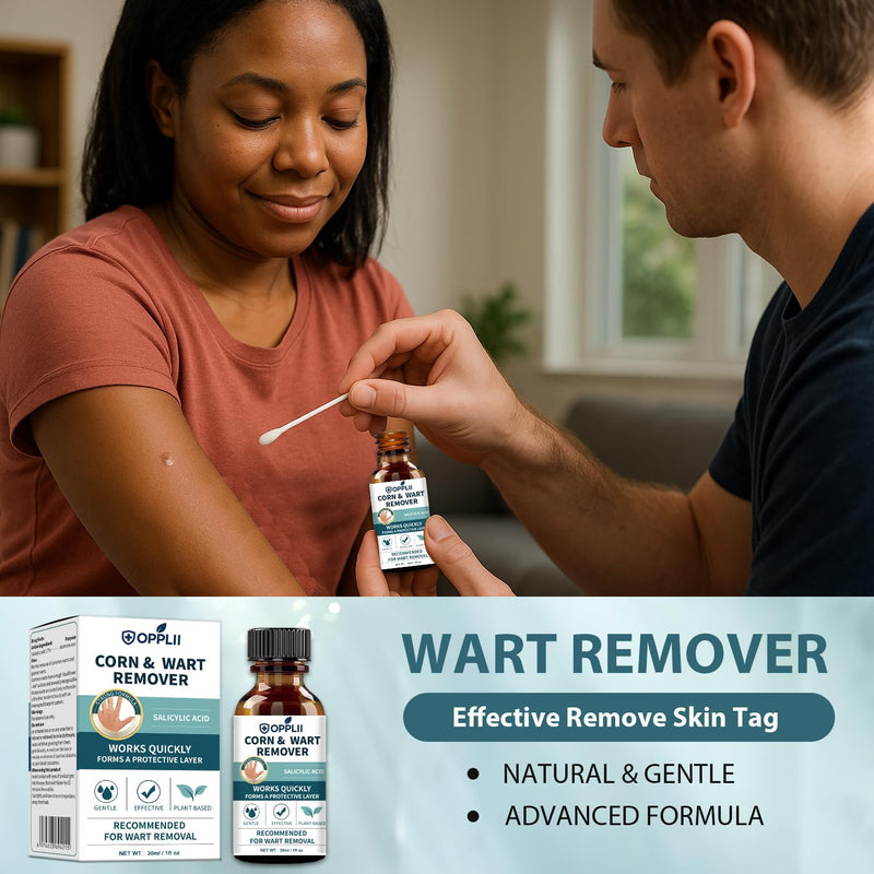 Wart Remover, Fast-Acting Removal for Men and Women,Strongest Wart Removal for Toes Feet - Exclusive Formula 17% Salicylic Acid Freeze Off for Plantar,Common, Flat Wart, 30ml - BeesActive Australia