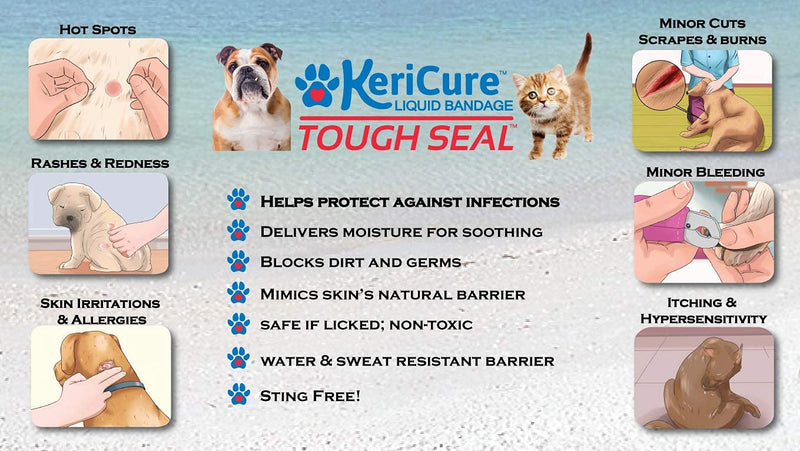 Natural Seal and Tough Seal Spray on Liquid Bandage Products for People and Pets Combo Pack, 2 Pack, One for you and one for your pet, Combine and Save, Sting Free Spray on Bandage, No Harsh Chemicals - BeesActive Australia