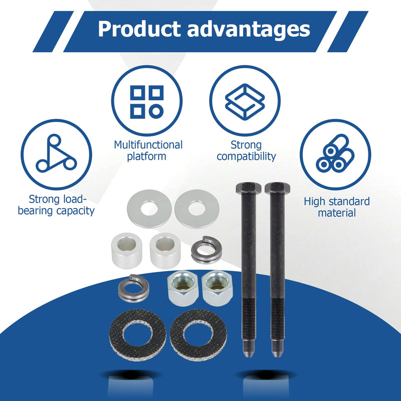 WFLNHB Engine Mount Bolt Kit Repalcement for Rear Mount Sierra Mercruiser Sterndrive Boats R MR Alpha One Gen II & Bravo drives 97934A1