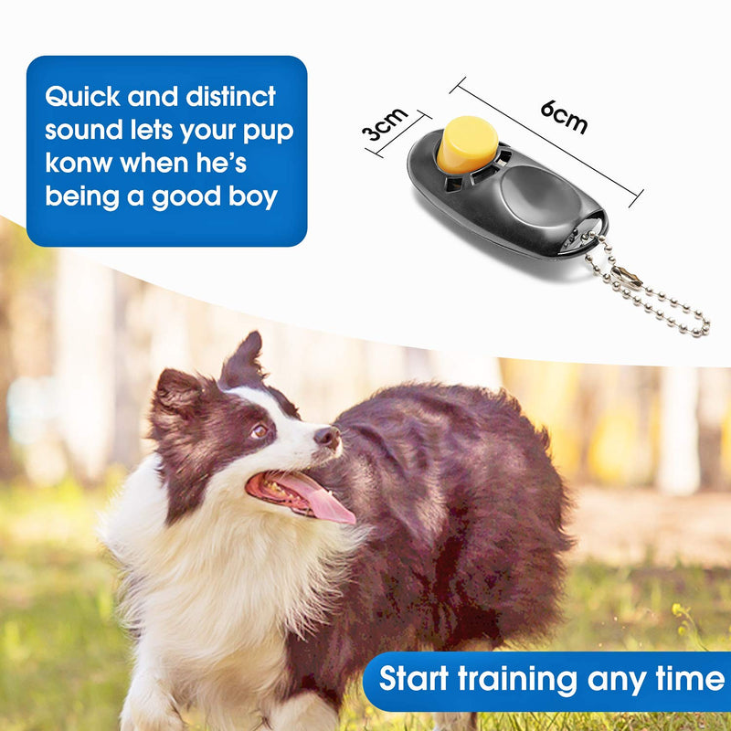 BAAPET 15 ft 20 ft 30 ft 50 ft 100 ft Long Dog Training Leash for Dog Training, Play, Camping, or Backyard Lead with Training Clickers for Small, Medium and Large Dogs or Cats (30 Feet, Black) 30 Feet - BeesActive Australia