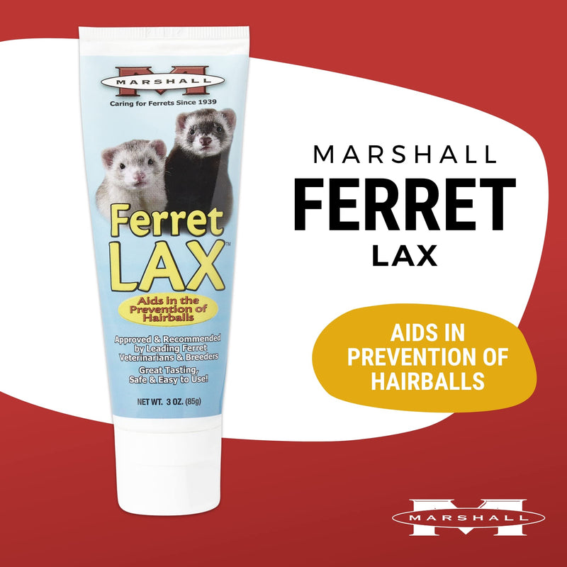 Marshall Ferret Lax Hairball and Obstruction Remedy for Ferrets, 3-Ounce 3 FZ - BeesActive Australia