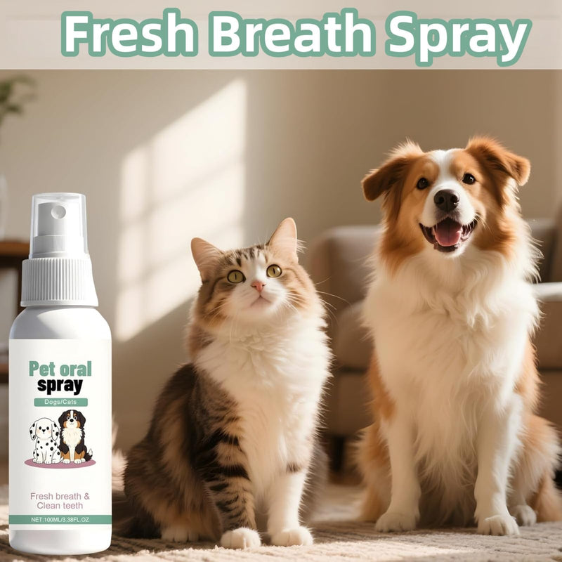 Do/g Teeth Cleaning Spr/ay,Oral Cleaning Spray for Dog and Cat,Fresh Breath Spray for Pet,No Brush Care,Easy Daily Use Dog Breath Freshener,Quick and Effective Clean Teeth,Long-Lasting Dog Fresh white