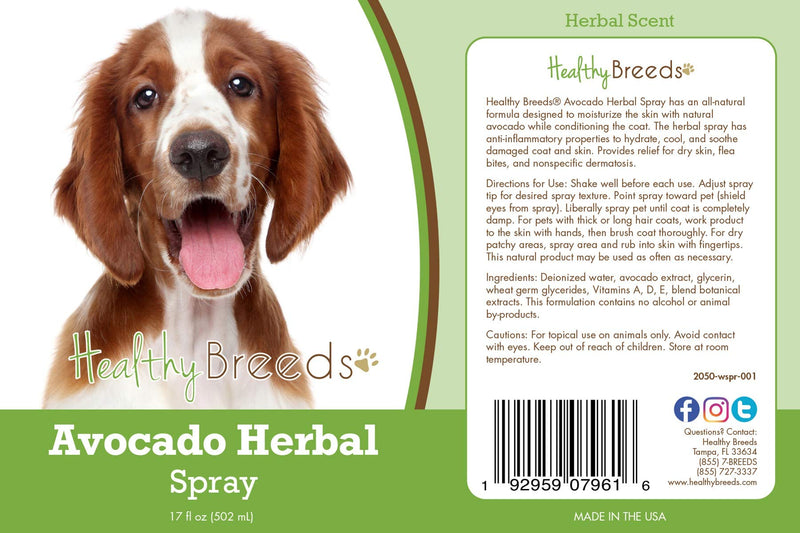Healthy Breeds Welsh Springer Spaniel Avocado Herbal Spray 17 oz