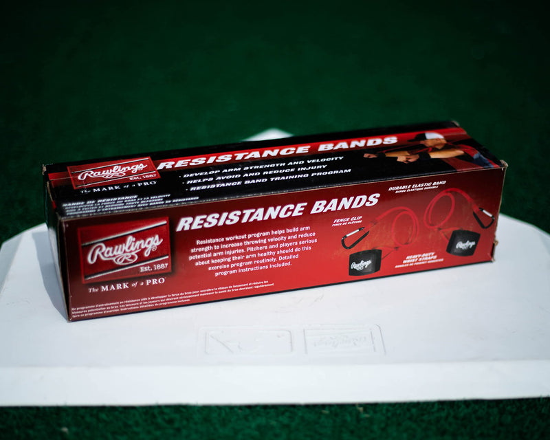 Rawlings | Resistance Bands | Baseball/Fastpitch Softball Training Bands 33 Without Baseball