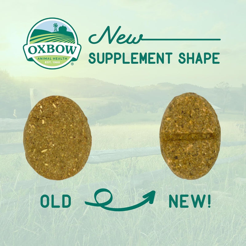 Oxbow Natural Science Joint Support Wafers for Small Animals, Glucosamine Supplement for Rabbits, Guinea Pigs & Chinchillas, Mobility Support, Timothy Hay Treats, Made in USA, 4.2 oz, (3 Pack)