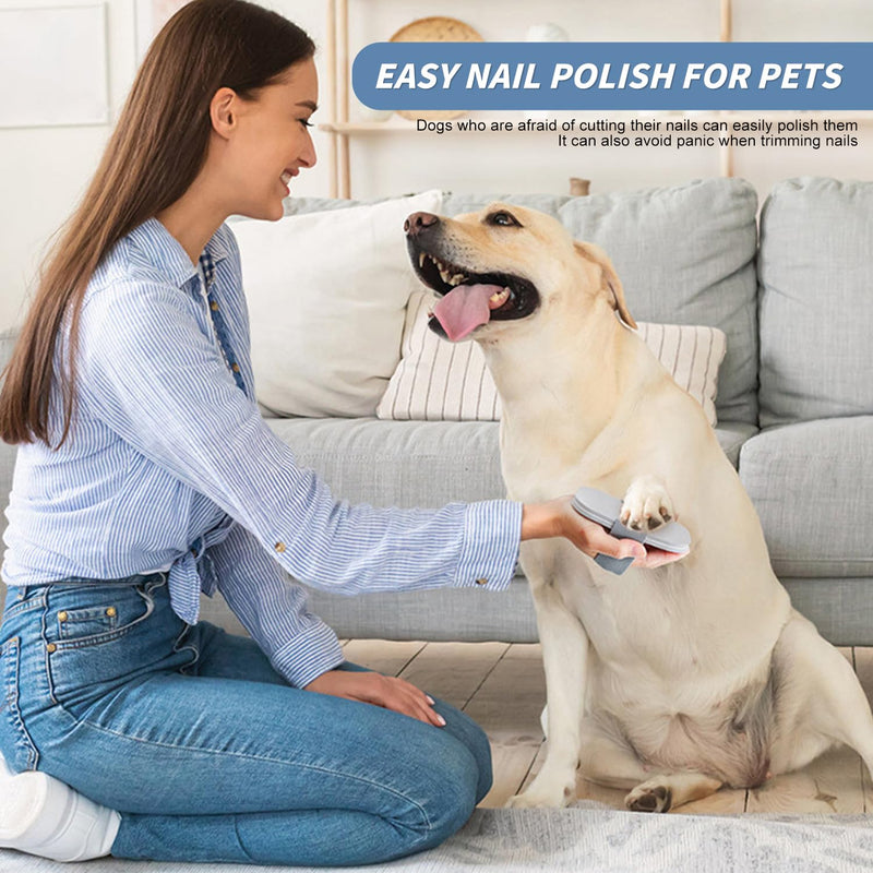 xtemtoamz Claw File Dog Claw Grinder for Dogs Scratching Board Dog, Dog Nail Grinder, Nail File for Dogs, Claw Cutter for Dogs, Claw Care for Dogs, Gray - BeesActive Australia