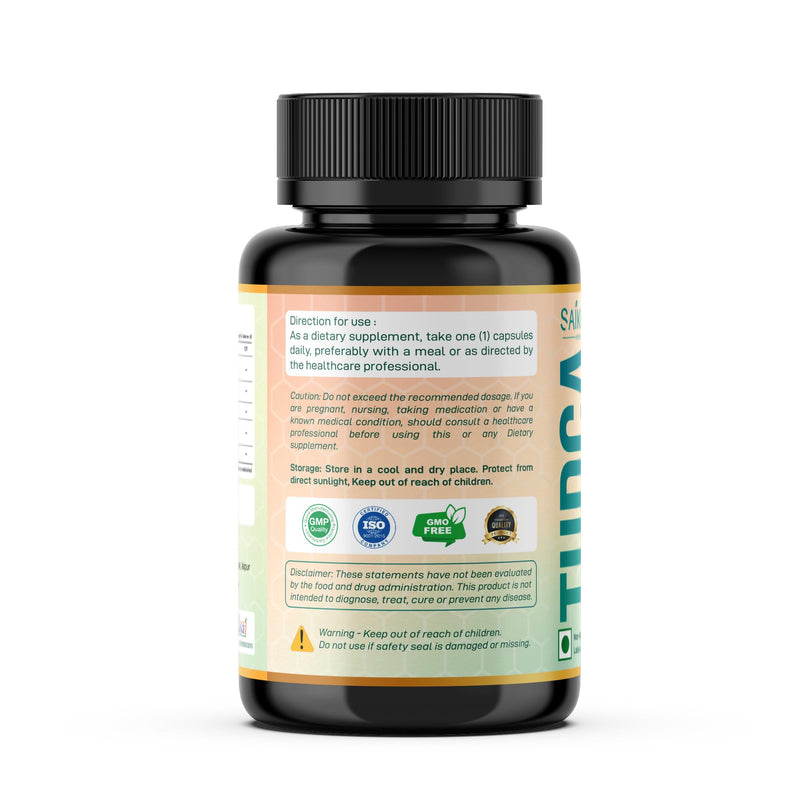TUDCA (Tauroursodeoxycholic Acid) 750mg - 5 in 1 with Milk Thistle, Ashwagandha, Dandelion and Ginseng - 60 Servings - BeesActive Australia