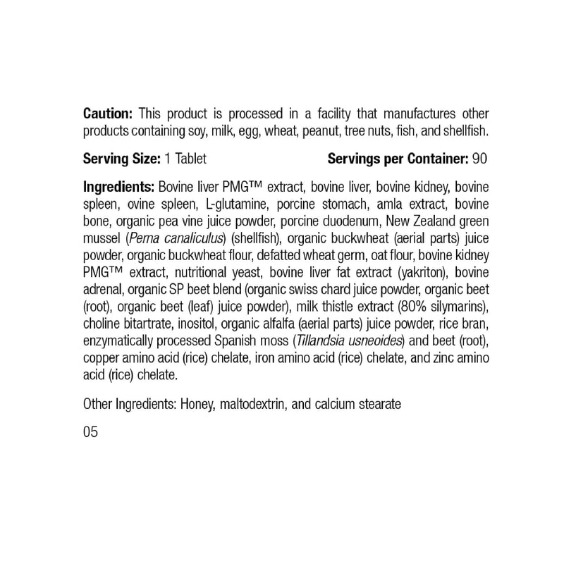 Standard Process Feline Hepatic Support - Cat Health Supplement for Liver Support - Hepatic Circulation & Liver Metabolism Aid - Tablet Supplement to Aid Hepatic Immune Function - 90 Tablets - BeesActive Australia