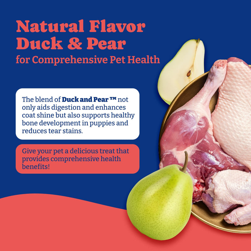 Probiotics for Dogs - Dog Probiotics for Digestive Health + Grass Burn Spot Chews for Dogs, 180 Soft Chews Eachs, Duck & Pear Flavor