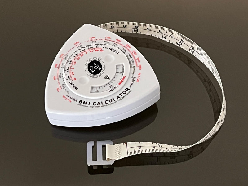 EMI Triangle BMI Body Mass Index Calculator and Body Tape Measure - 60" / 1.5 m ECB-301 - BeesActive Australia