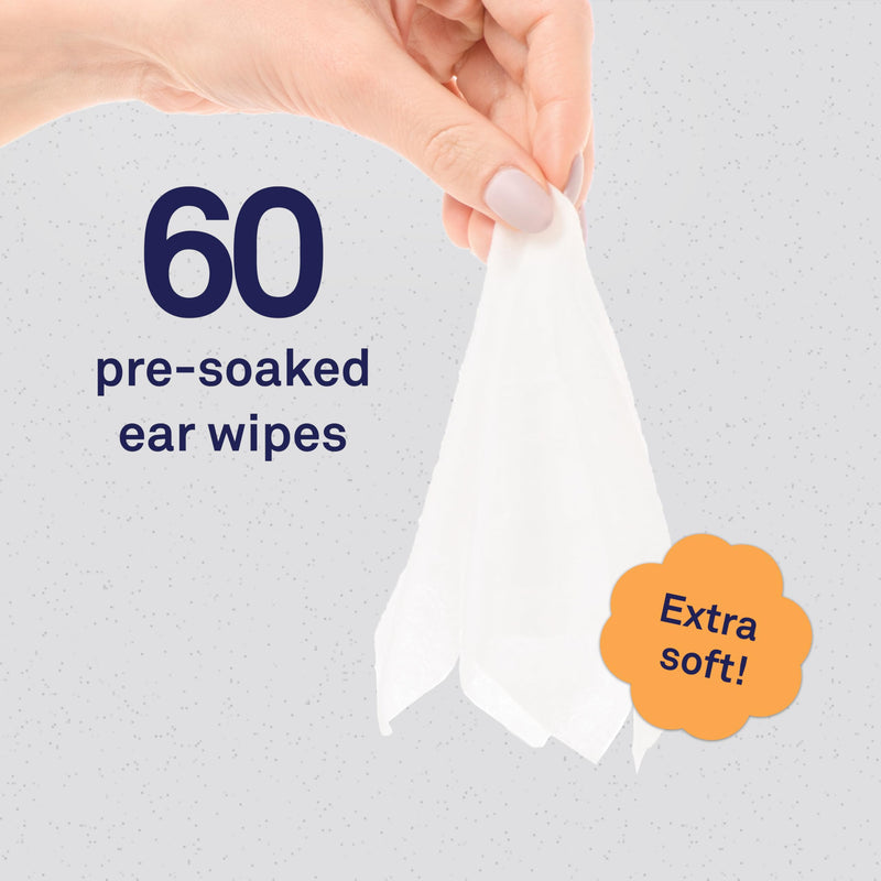 Petpost | Large Dog Ear Cleaner Wipes - Ultra Soft XL Cotton Pads in Coconut Oil Aloe Solution - Remedy for Dog Ear Rinse & Cleanser 60 ct. - PawsPlanet Australia