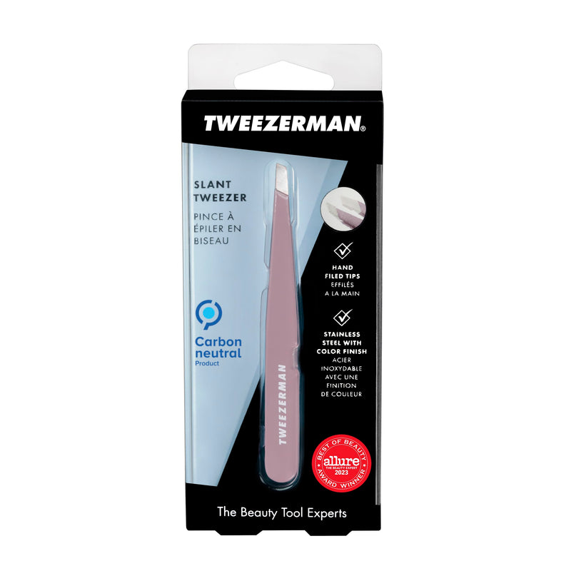 Tweezerman Exclusive Purple Wisteria Slant Tweezer - Hair Removal Tweezers, Stainless Steel - BeesActive Australia