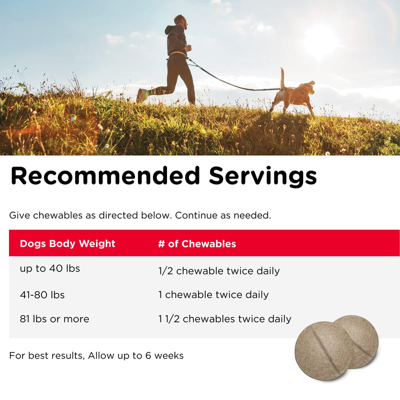 Nutri-Vet Hip & Joint Chewable Dog Supplements | Formulated with Glucosamine & Chondroitin for Dogs | 75 Count - BeesActive Australia