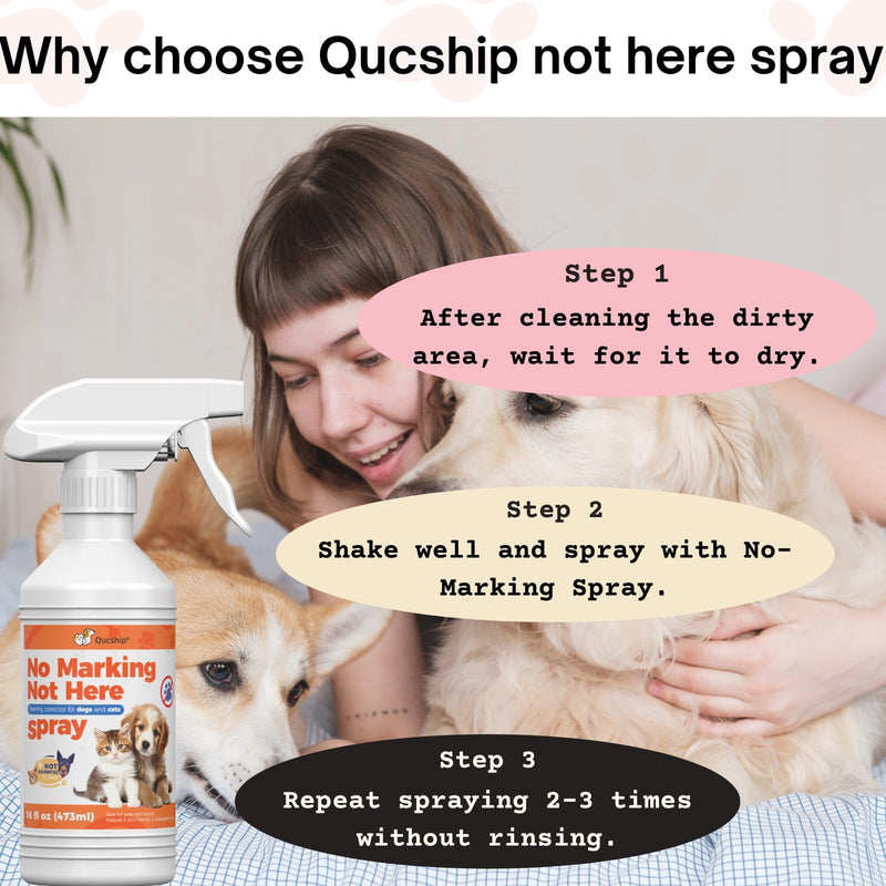 16oz Control Your Dog's Indoor Behavior with This Special Spray, Stop Your Dog Wrong Marking with This Solution, Keep Your Home Clean with Our Dog Training Spray