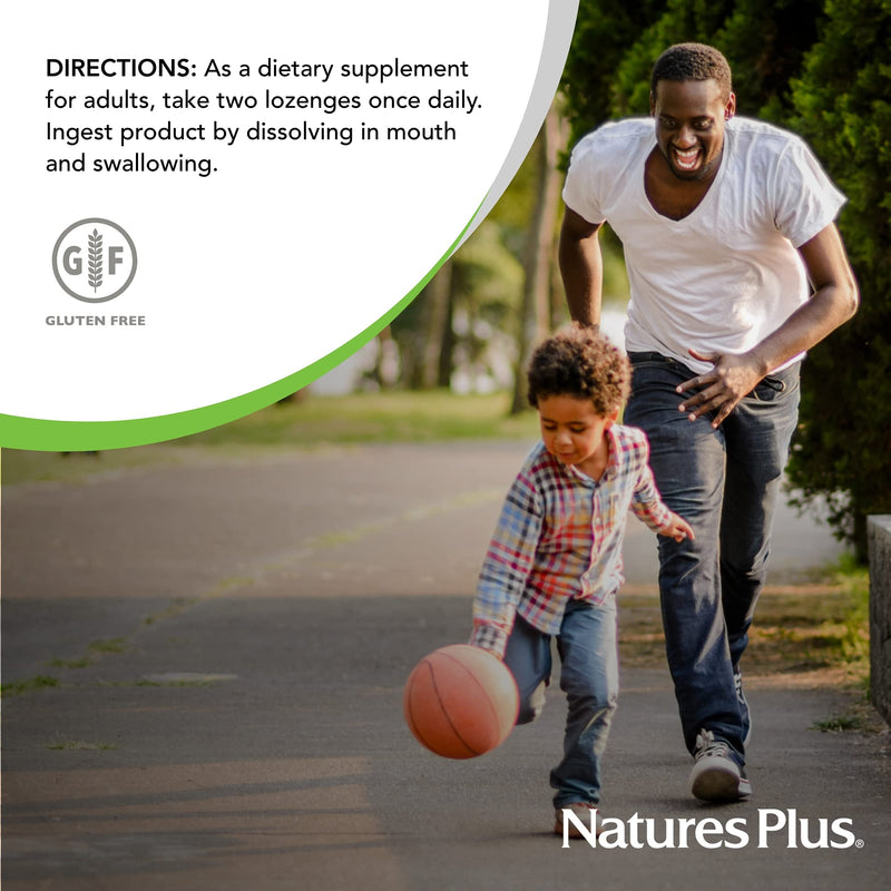 NaturesPlus Adult’s Dental Care Probiotic - 60 Lozenges - Supplement for Teeth & Gum Health - Peppermint Flavor - 30 Servings