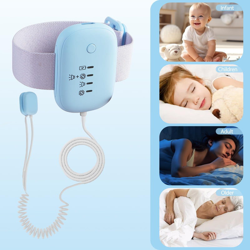 Bedwetting Alarm for Boys Girls Kids, Loud Sound and Strong Vibration, USB Rechargeable Potty Alarm, Bed Wetting Pee Alarms for Older Kids Boys and Girls - BeesActive Australia