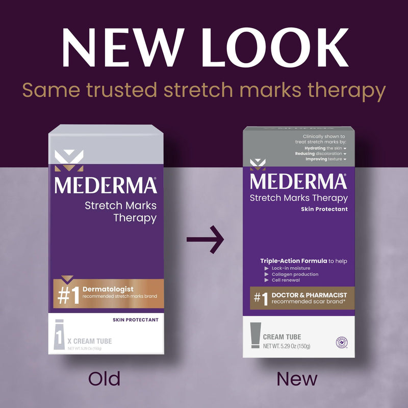 Mederma Stretch Marks Therapy - Prevents & Treats Stretch Marks, Safe for Pregnancy & Breastfeeding, Hydrates & Nourishes Skin, 5.29 oz (150g) - BeesActive Australia