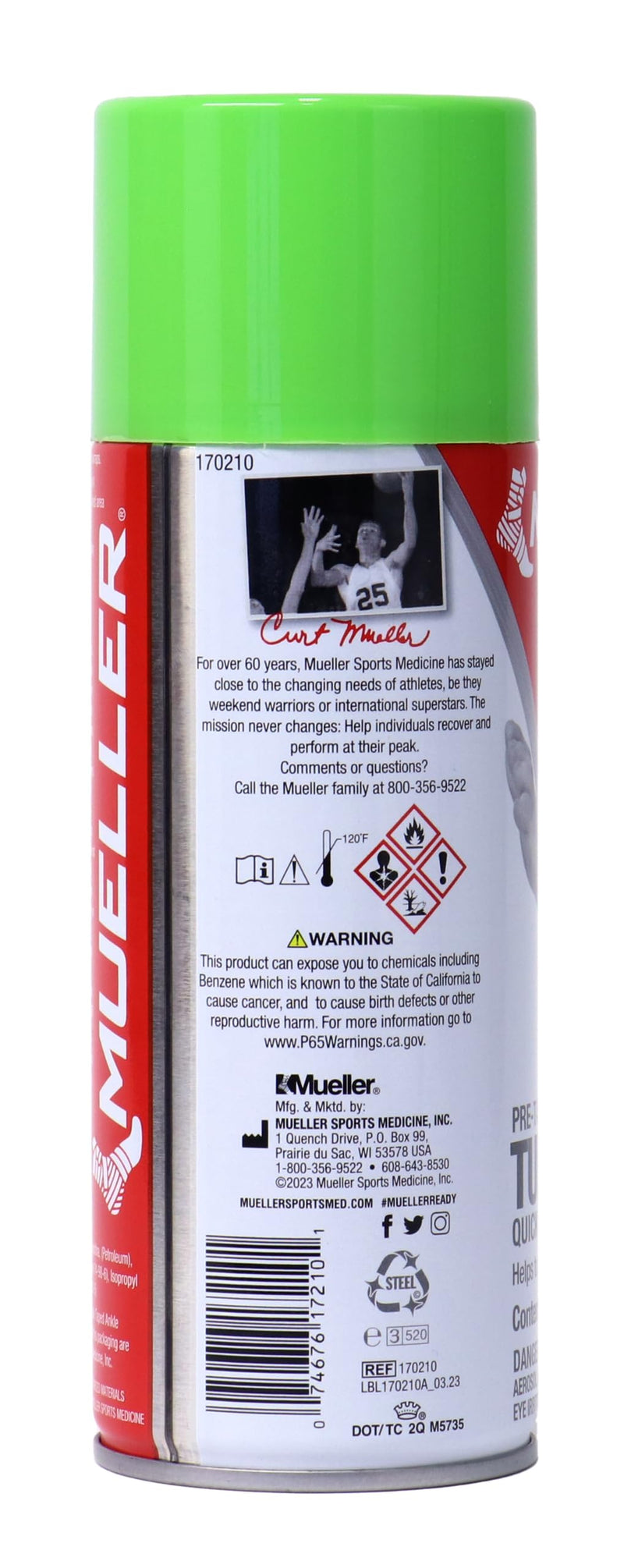 Mueller Sports Medicine Tuffner Quick Dry Pre-Tape Spray, Keeps Tape in Place, Long Lasting Hold 10 Ounce (NEW) (Pack of 1) - BeesActive Australia