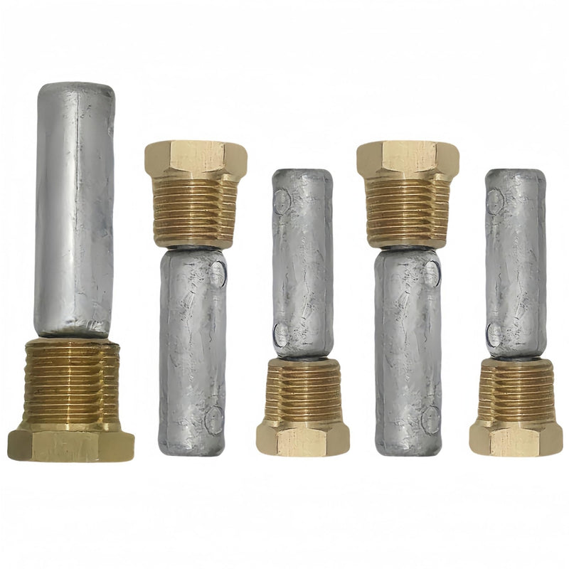 Boat Marine 119574-44150 Zinc Pencil Anode Kit for Yanmar 4LHA 6LP 6LY Marine Engines Replacement 119574-18790 119773-92600