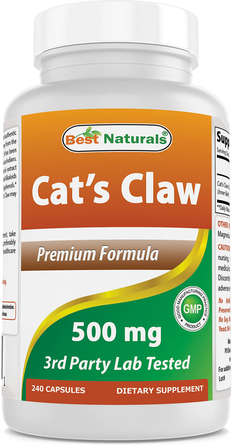 Cat's Claw 500 mg & Ashwagandha Extract 500 Mg