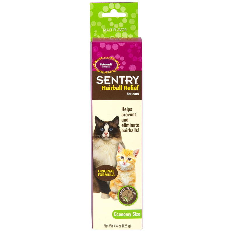 Sentry Hairball Relief for Cats,Malt Flavor,4.4 Ounces and Vet’S Best Cat Hairball Relief Digestive Aid | 60 Chewable Tablets