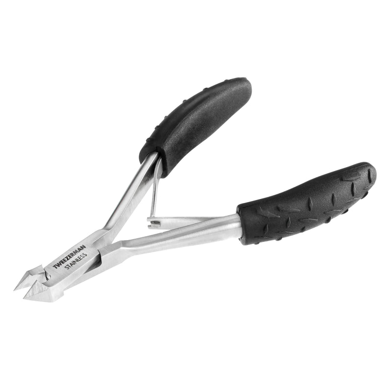 Tweezerman Great Grip Cuticle Nipper (Black/Stainless Steel) - BeesActive Australia
