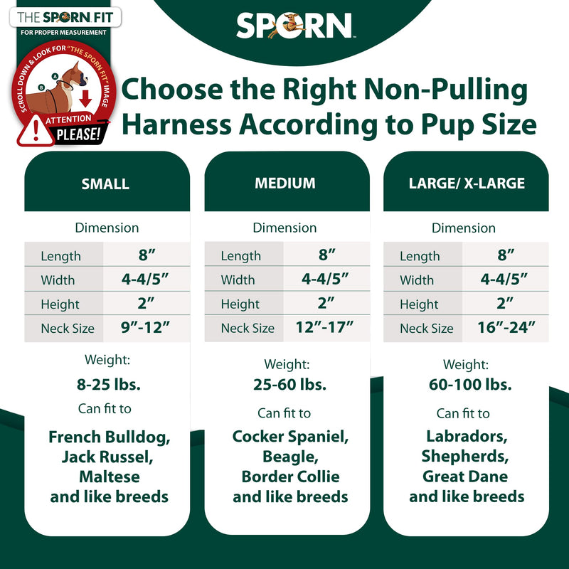 Sporn No Pull Dog Harness for Large Dogs, Red Mesh Dog Harness, Durable Nylon Dog Harness No Pull, Breathable & Easy Dog Body Harness, Dog No Pull Harness for Large Dogs Provides to Large Breeds Large/XL - BeesActive Australia