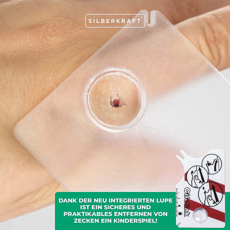 linlinfa Tick card for people - easy to carry tick scale card, tick scale card with magnifying glass, quick cleaning of ticks, tick card children, used for sports enthusiasts, travelers, - BeesActive Australia