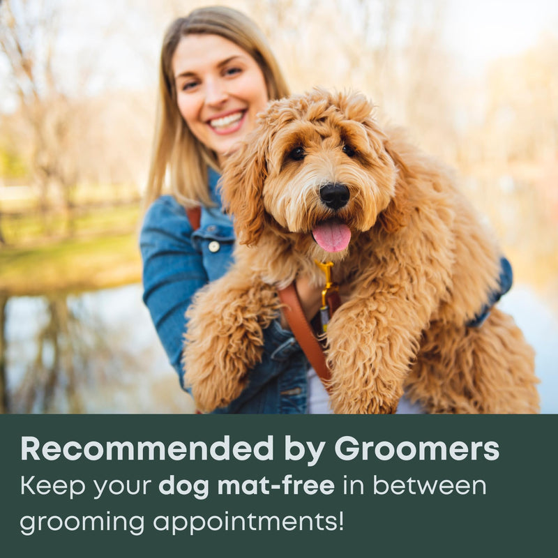 Doodle Brush for Goldendoodle, Poodle, and Labradoodle Coats - Best Slicker Dog Brush for Wavy & Curly Hair - Detangle, Brush, & Fluff Like a Pro - Golden Doodle Must Haves by Freshly Bailey - BeesActive Australia