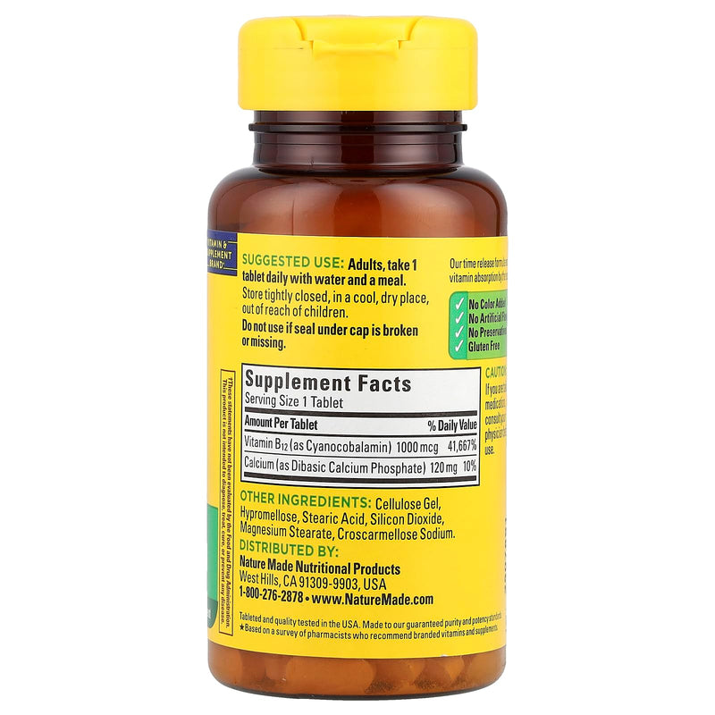 Nature Made, Vitamin B-12 1000 mg, 75 ct