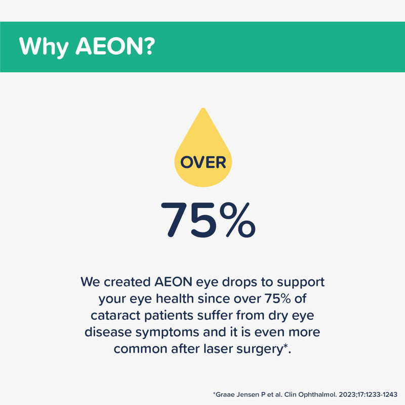 Rayner AEON Protect - Eye Drops for Mild to Moderate Dry Eye - Contact Lens Friendly, 10ml