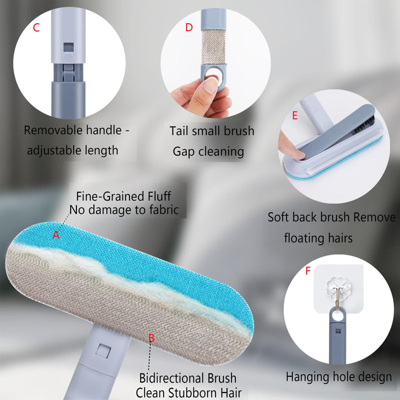 Pet Hair Remover for Furniture, Reusable, Washable Lint Brush for Dog, Cat and Animal Fur, Gentle on Couch, Carpets and Clothing - BeesActive Australia