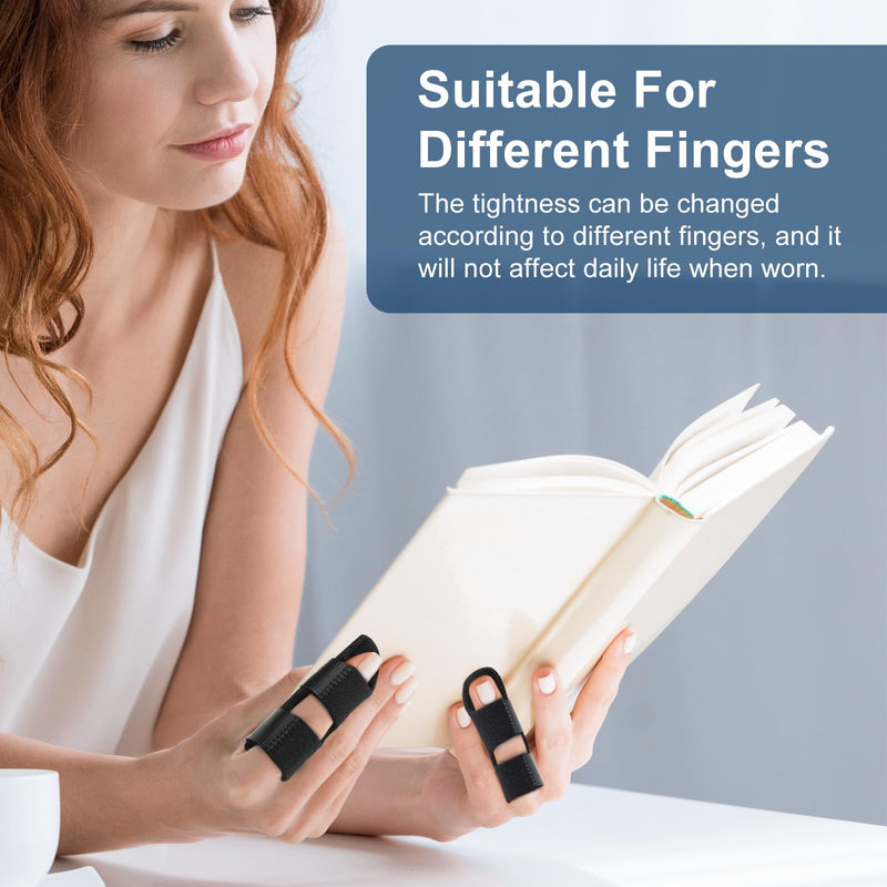 5PCS Trigger Finger Splint, Finger Braces Joint Stabilizer, Adjustable Mallet Splint and Hand Brace, Finger Straightener for Arthritis – Fits Thumb, Index, Middle, Ring and Pinky Finger（5PCS） 5