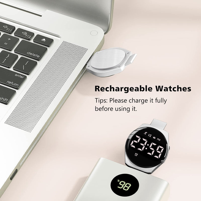 BEN NEVIS Kids Watch, Digital Watch for Boys Girls, Sport Watch with Fitness Tracker, Alarm Clock, Stopwatch, No App and Waterproof, Watch for Kids Ages 5-12 34-White-F