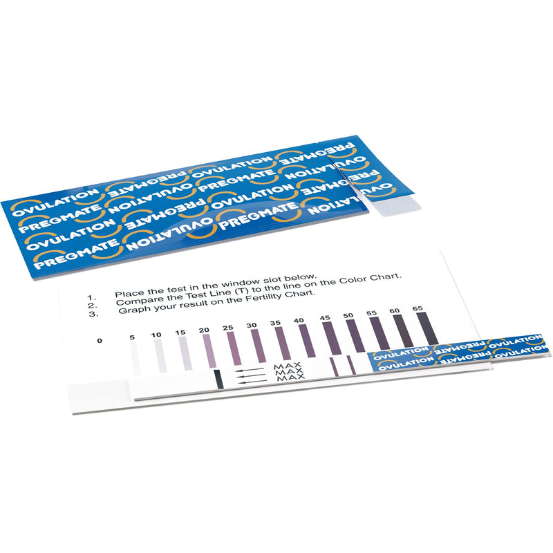 Pregmate 100 Ovulation Test Strips with Numerical LH Result Quantitative Predictor Kit (100 Count) - BeesActive Australia