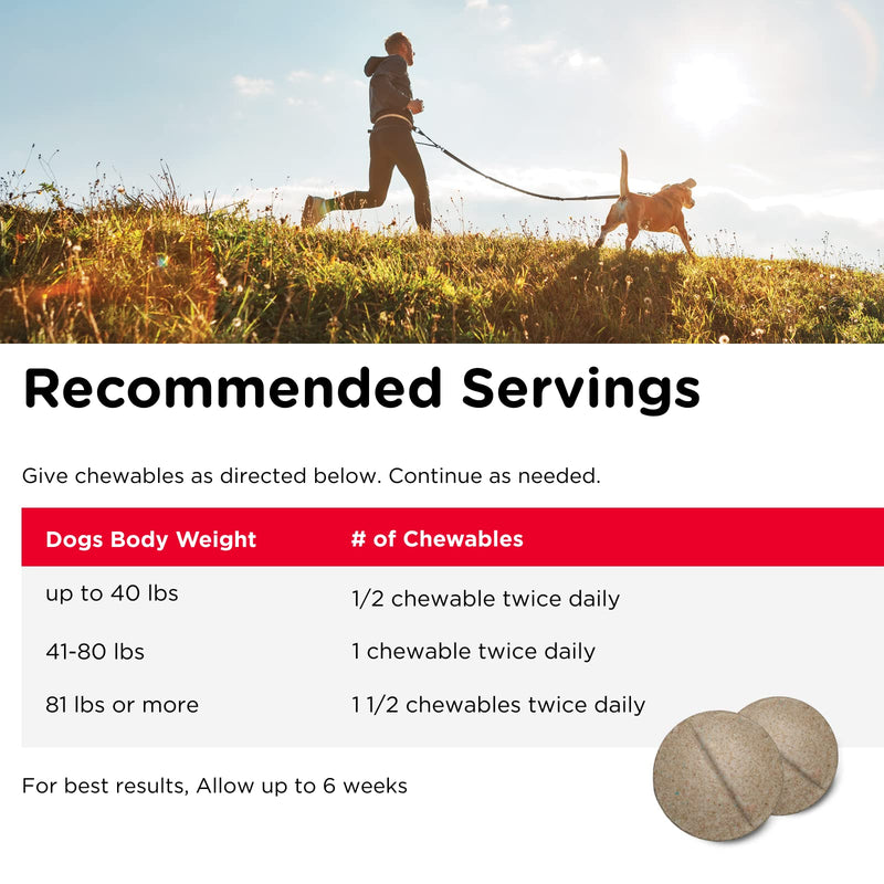 Nutri-Vet Hip & Joint Chewable Dog Supplements | Formulated with Glucosamine & Chondroitin for Dogs | 75 Count - BeesActive Australia