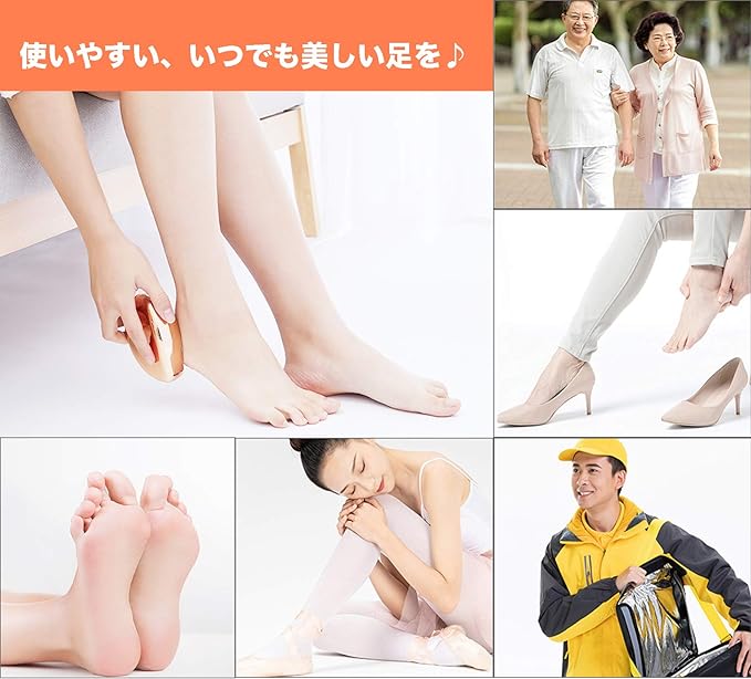 Tribetter Heel Sharpener, Exfoliating Tool, Foot File, Foot File, Nano-Glass, Washable, Wet and Dry Feet - BeesActive Australia