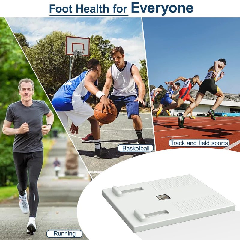 Arch Exerciser Trainer Help to Strengthen Arches Feet, Foot Arch Strengthener for Plantar Fasciitis Relief, Foot Arch Exercises for Toe Trainer Flat Arches Ballet Dancers and Rehabilitation white