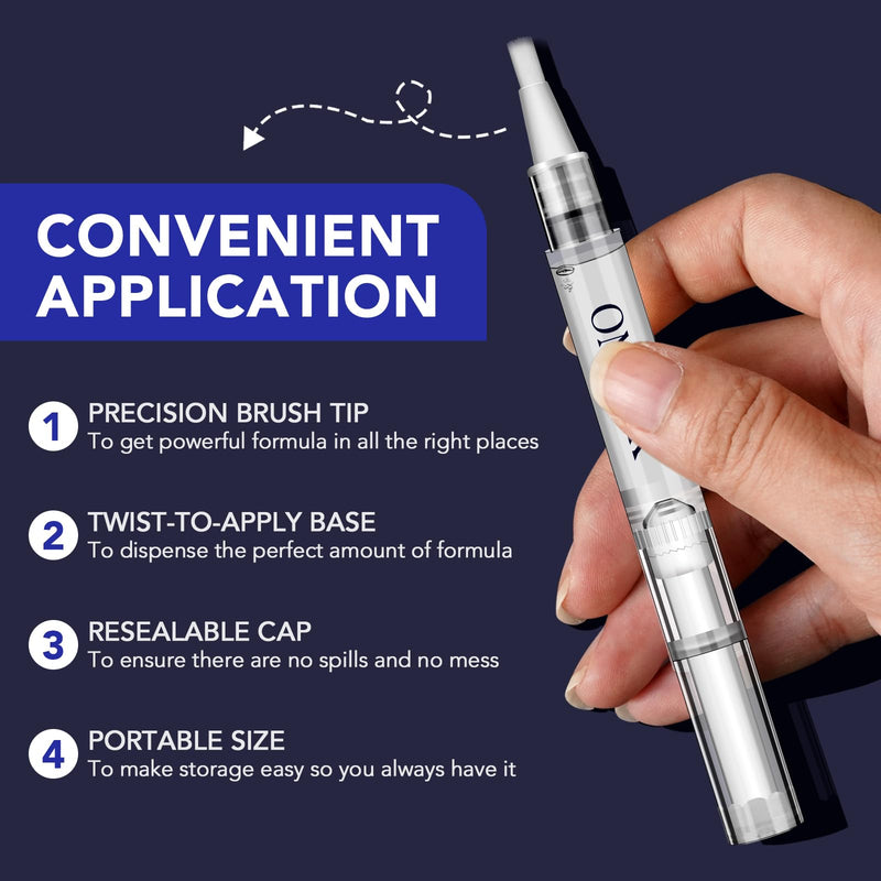 Toenail Fungus Pen - 25% Undecylenic Acid, Tea Tree Oil - Toenail Fungus Treatment Extra Strength for Toe Nail Repair Pen for Damaged Nails, Foot Fungal Nail Treatment for Fungi Funginail - 5pcs - BeesActive Australia
