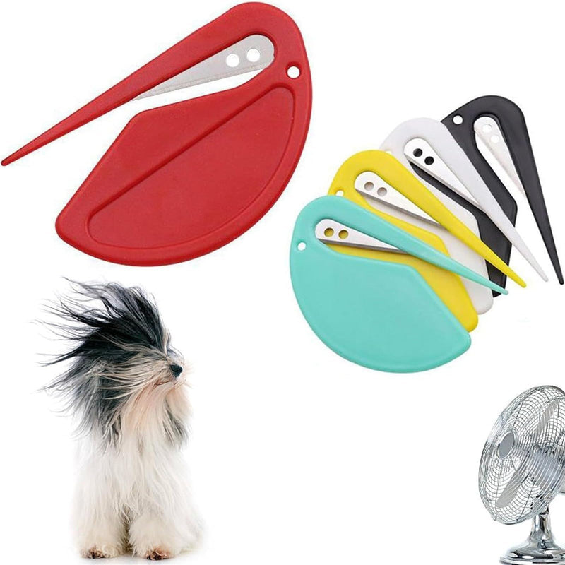 6 Pcs Colorful Knotting Comb for Cats, Grooming Combs, Pet Knotting Comb for Dog, Pet Hair Removal Tool, Cat Matted Fur Remover Sets, Grooming, Cat Combs - BeesActive Australia