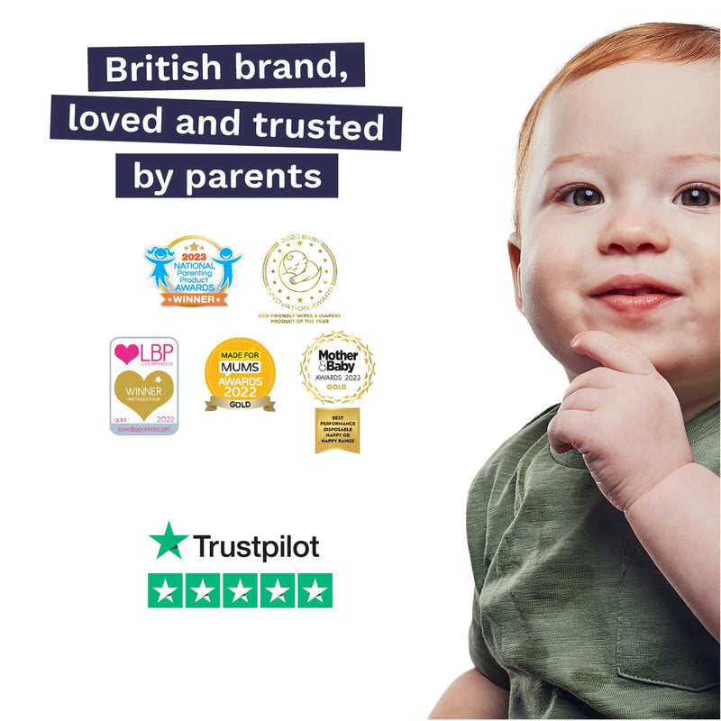 Pura Baby Wipes - 100% Plastic-Free & Plant Based Wipes, 99% Water, Suitable for Sensitive & Eczema-prone Skin, Fragrance Free & Hypoallergenic, Cruelty Free, EWG Verified, 1 Pack of 60 Wet Wipes 60 Count (Pack of 1) - BeesActive Australia