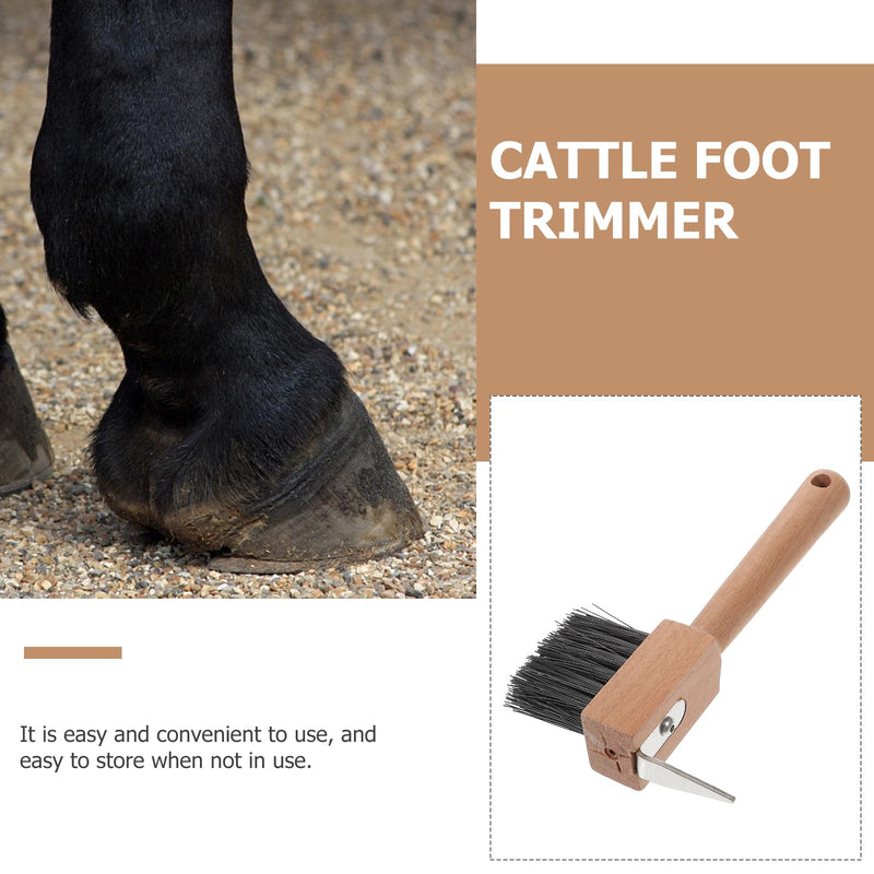 balacoo Horse Hoof Pick Brush: Horseshoe Hook Toddler Brush Nail Tools Hoof Groove Cleaner Scraper Horseshoe Trimmer Goat Brush for Horses - BeesActive Australia